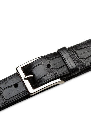 Mezlan AO11523 Men's Exotic Crocodile Skin Belt (MZB1240)-AmbrogioShoes