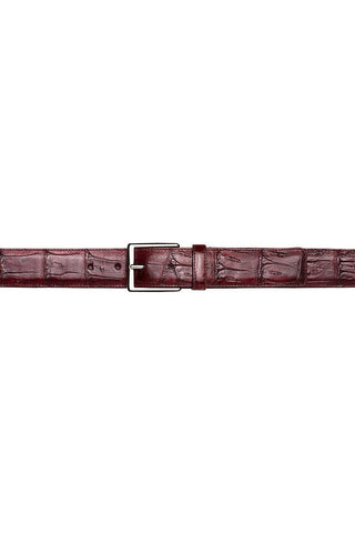 Mezlan AO11523 Men's Exotic Crocodile Skin Belt (MZB1240)-AmbrogioShoes
