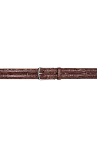 Mezlan AO11530 Men's Lizard Skin Belt (MZB1243)-AmbrogioShoes
