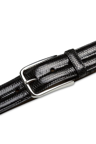 Mezlan AO11530 Men's Lizard Skin Belt (MZB1243)-AmbrogioShoes