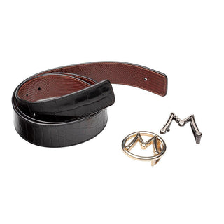 Mezlan AO11533 Reversible Crocodile & Lizard Belts
