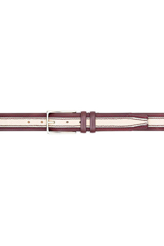Mezlan AO11670 Men's Two Tone Leather Belts (MZB1245)-AmbrogioShoes