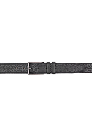 Mezlan AO11677 Men's Laser Print Calf-Skin Leather Belts (MZB1247)-AmbrogioShoes