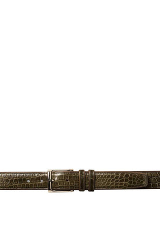 Mezlan AO7907 Men's Alligator Belt (MZB1080)-AmbrogioShoes