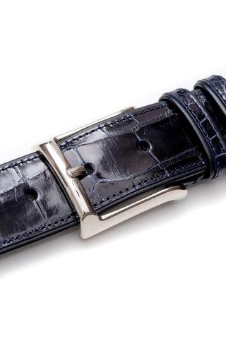 Mezlan AO7907 Men's Alligator Belt (MZB1080)-AmbrogioShoes