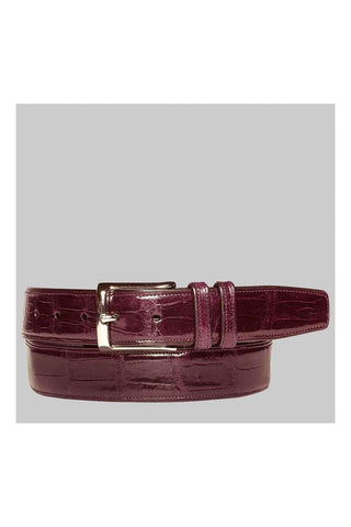 Mezlan AO7907 Men's Alligator Skin Belt (MZB1080)-AmbrogioShoes
