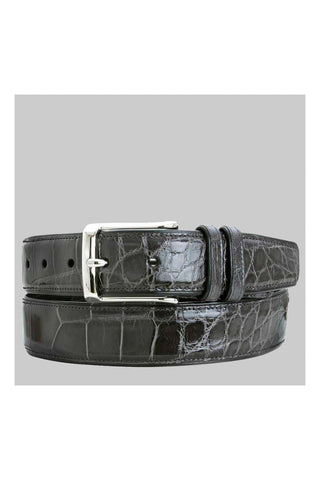 Mezlan AO7907 Men's Alligator Skin Belt (MZB1080)-AmbrogioShoes