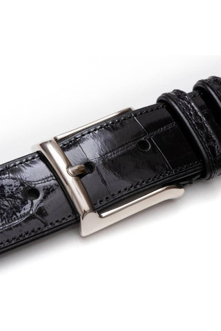 Mezlan AO7907 Men's Alligator Skin Belt (MZB1080)-AmbrogioShoes
