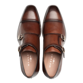 Mezlan Actore 21151 Calf-Skin Leather Double Monk-Straps Loafers (MZ3765)-AmbrogioShoes