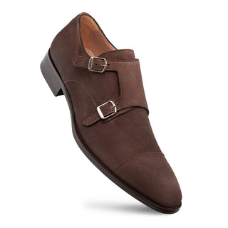 Mezlan Actore II Suede Double Monk-Straps Loafers (MZ3756)-AmbrogioShoes