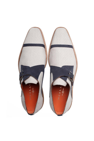 Mezlan Alari 21534 Perforated Leather Single Monk-Strap-AmbrogioShoes