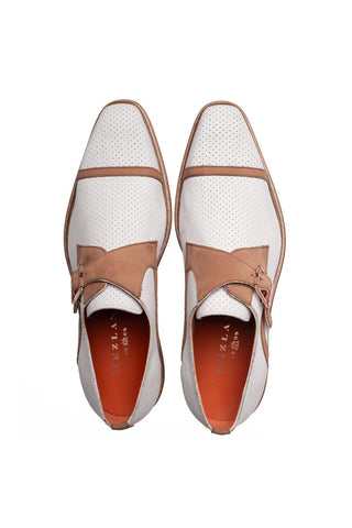Mezlan Alari 21534 Perforated Leather Single Monk-Strap-AmbrogioShoes