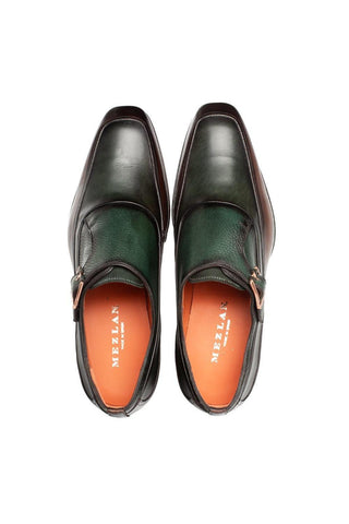 Mezlan Artesano 21261 Leather Single Monk-Straps Loafers (MZ3766)-AmbrogioShoes