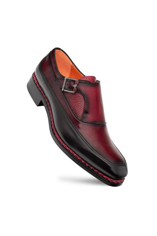 Mezlan Artesano 21261 Leather Single Monk-Straps Loafers (MZ3766)-AmbrogioShoes