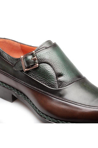 Mezlan Artesano 21261 Leather Single Monk-Straps Loafers (MZ3766)-AmbrogioShoes