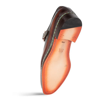 Mezlan Artesano 21261 Men's Shoes Calf-Skin Leather Single Monk-Straps Loafers (MZ3766)-AmbrogioShoes