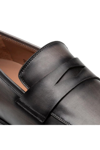 Mezlan Avenue 20910 Cognac Calf-Skin Leather Penny Loafers (MZ3650)-AmbrogioShoes