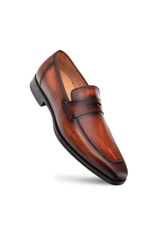 Mezlan Avenue 20910 Leather Penny Loafer-AmbrogioShoes