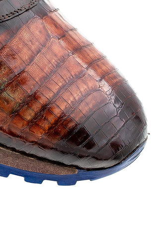 Mezlan Barrow Crocodile Sneaker-AmbrogioShoes