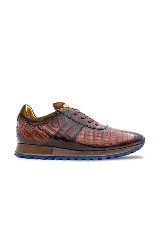 Mezlan Barrow Crocodile Sneaker-AmbrogioShoes