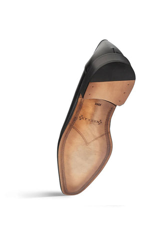 Mezlan Barsotti Leather Horse-Bit Loafer