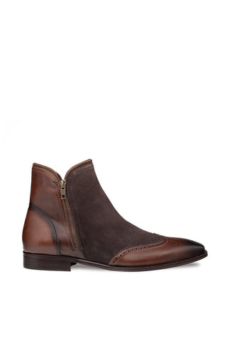 Mezlan Camilleri 21343 Suede / Leather Zipper Boots (MZ3764)