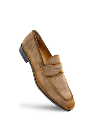Mezlan Caro 21312 Suede Penny Loafers (MZ3755)-AmbrogioShoes