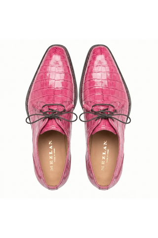 Mezlan Cratos Crocodile Derby-AmbrogioShoes