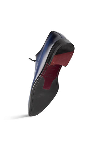 Mezlan Cupula 20933 Blue Leather whole-Cut Oxfords (MZ3690)-AmbrogioShoes