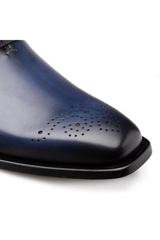 Mezlan Cupula 20933 Blue Leather whole-Cut Oxfords (MZ3690)-AmbrogioShoes