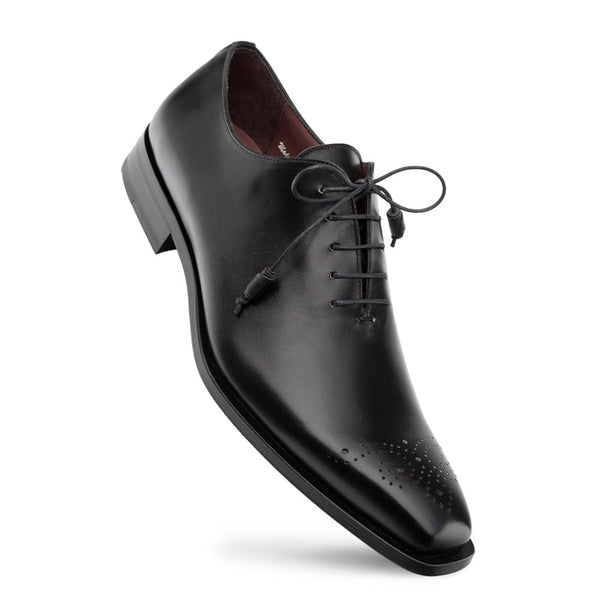Mezlan Cupula 20933 Men's Shoes Black Calf-Skin Leather whole-Cut Oxfords (MZ3693)-AmbrogioShoes