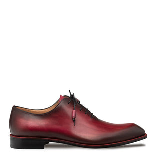 Mezlan Dietro 21068 Men's Shoes Burgundy Calf-Skin Leather whole-Cut Oxfords (MZ3696)-AmbrogioShoes