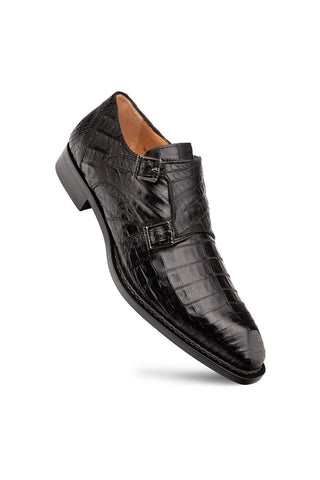 Mezlan Doyers Crocodile Double Monk-Strap-AmbrogioShoes