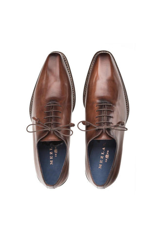 Mezlan Enterprise Leather Whole-Cut Oxfords-AmbrogioShoes