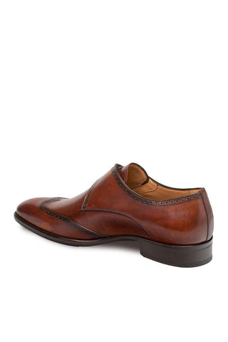 Mezlan Forest Leather Single Monk-Strap 9268 (MZ3004)-AmbrogioShoes
