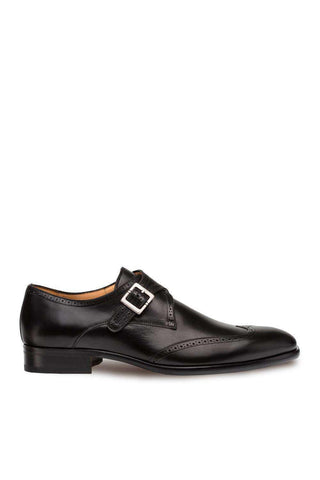 Mezlan Forest Leather Single Monk-Strap 9268 (MZ3004)-AmbrogioShoes