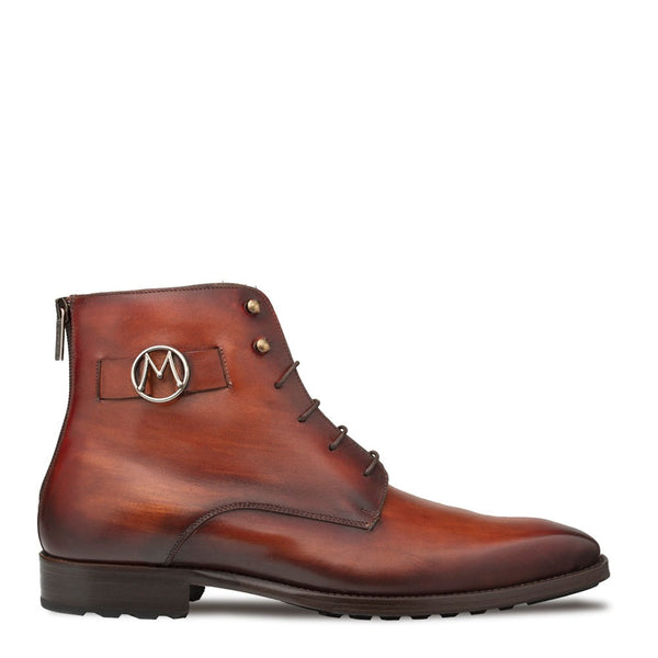 Mezlan Frontera 20848 Men's Shoes Cognac & Rust Calf-Skin Leather Rugged Boots (MZ3658)-AmbrogioShoes