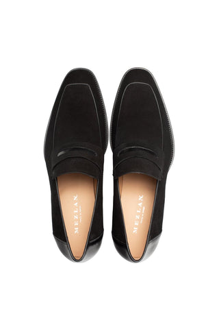 Mezlan Galeno 21247 Suede Penny Loafers (MZ3775)-AmbrogioShoes