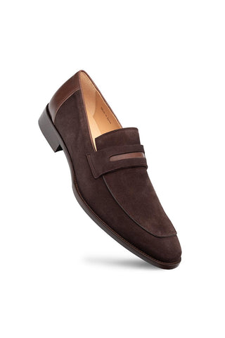 Mezlan Galeno 21247 Suede Penny Loafers (MZ3775)-AmbrogioShoes