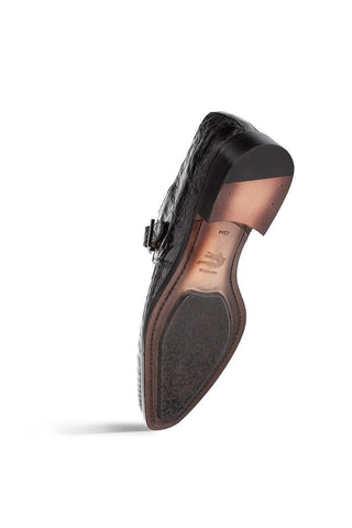 Mezlan Gigolo 50056-F Crocodile Single Monk Strap