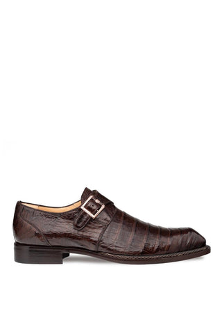 Mezlan Gigolo 50056-F Crocodile Single Monk Strap