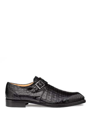 Mezlan Gigolo 50056-F Exotic Crocodile Single Monk Strap (MZ3756)-AmbrogioShoes
