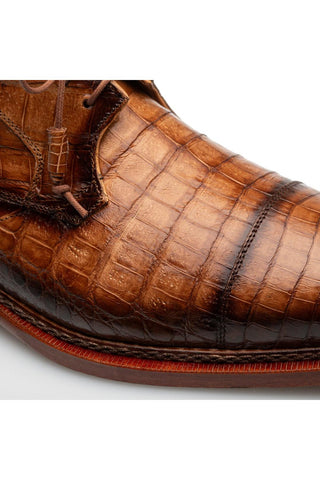 Mezlan Giovane 50032-F Crocodile Skin Derby (MZ3717)-AmbrogioShoes