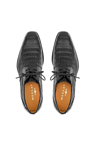 Mezlan Golfo 4967-F Exotic Crocodile Plain Toe Derby (MZ3747)-AmbrogioShoes