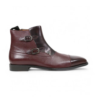 Mezlan Highmore 20242 Deer-Skin / Calf Leather Double Buckles Boot (MZ3822)