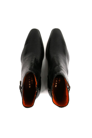 Mezlan Maharaja 20598 Exotic Snake-Skin Buckle Boots (MZ3621)-AmbrogioShoes