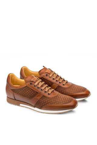 Mezlan Maxim Men's Designer Shoes Suede / Leather Sneakers (MZ3123)-AmbrogioShoes