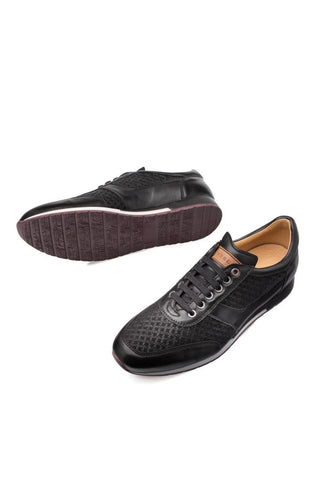 Mezlan Maxim Men's Designer Shoes Suede / Leather Sneakers (MZ3123)-AmbrogioShoes