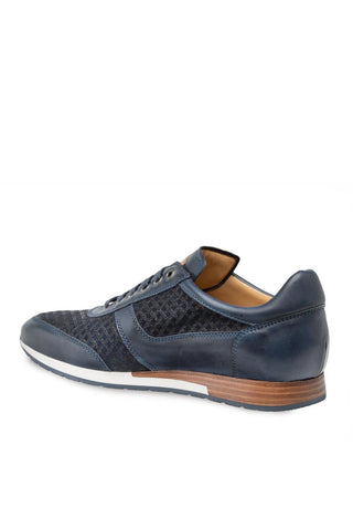 Mezlan Maxim Men's Designer Shoes Suede / Leather Sneakers (MZ3123)-AmbrogioShoes
