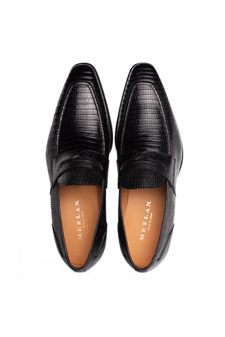 Mezlan Mayor 50121-L Exotic Lizard Penny Loafer (MZ3802)-AmbrogioShoes